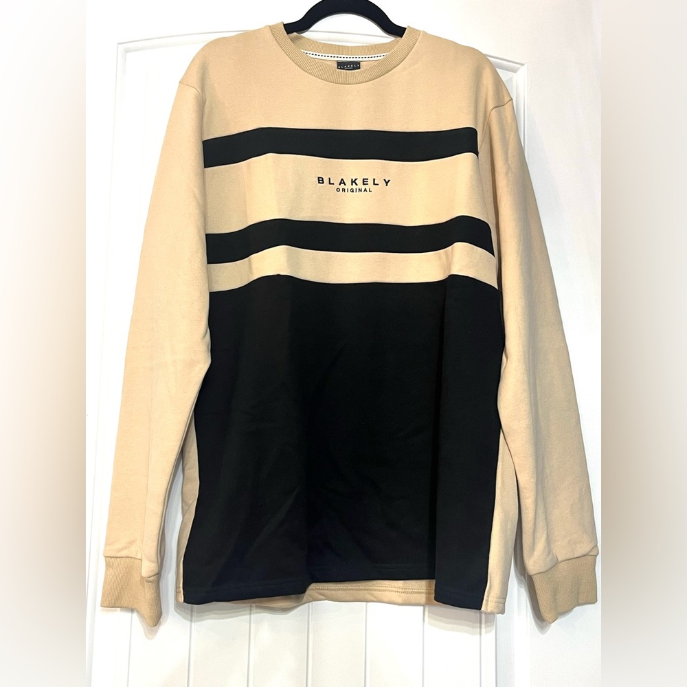 Blakely brand new color block pullover sweatshirt/jumper.